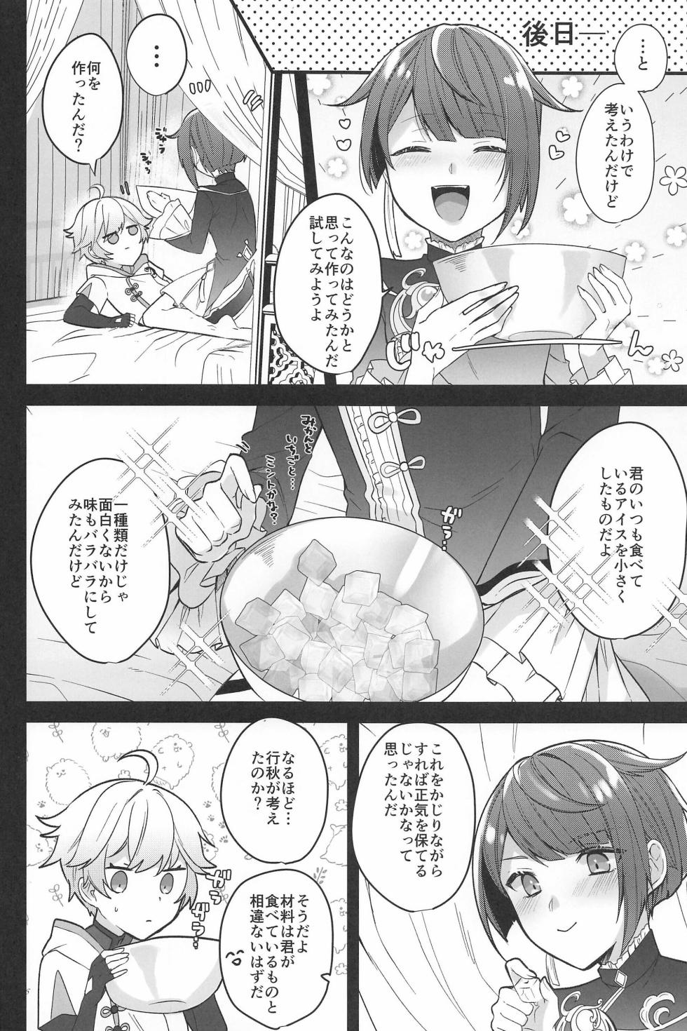 (GOOD COMIC CITY 27) [Kuensan1750 (Kusothumu)] Taihen desu ne Chongyun-kun (Genshin Impact) - Page 8