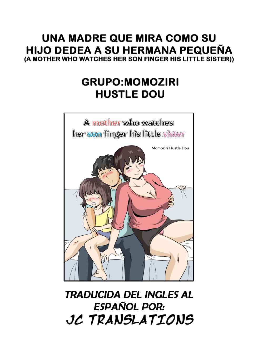 [Momoziri Hustle Dou] A Mother Who Watches Her Son Finger His Little Sister - Page 35