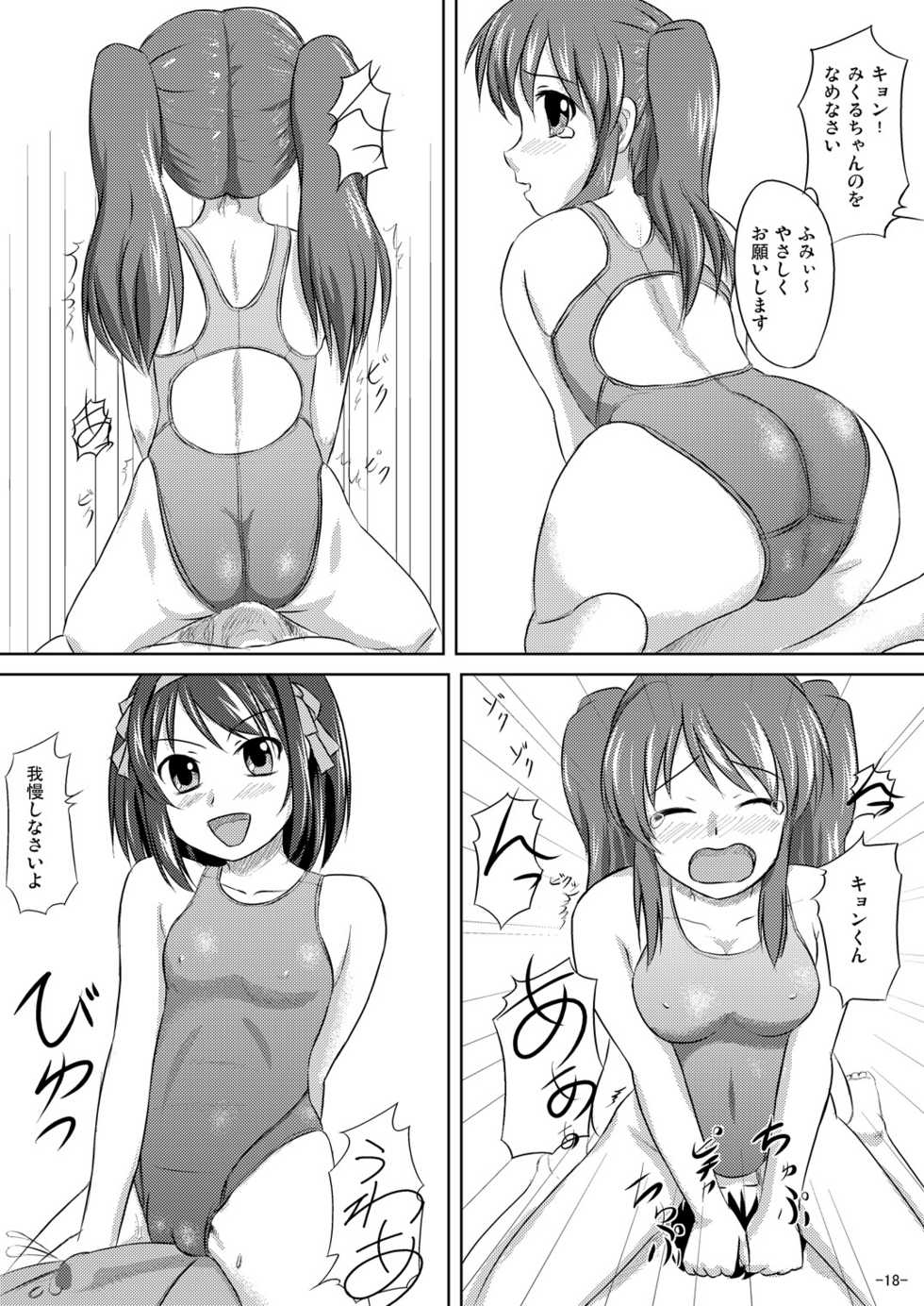 (Kitadaka) [Interrupt Voice (TK4)] Suzumiya Haruhi no Suiei Senkou Tokubetsu-ban (The Melancholy of Haruhi Suzumiya) - Page 18