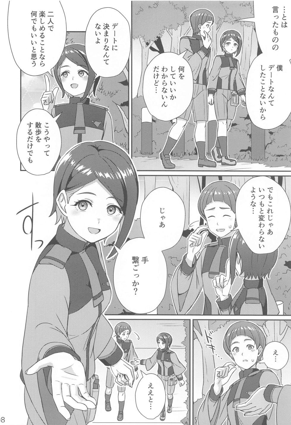 (C102) [L5EX (Kamelie)]  Wakare no Mae ni Kakegae no  Nai Omoide o (Mobile Suit Gundam: The Witch from Mercury) - Page 7