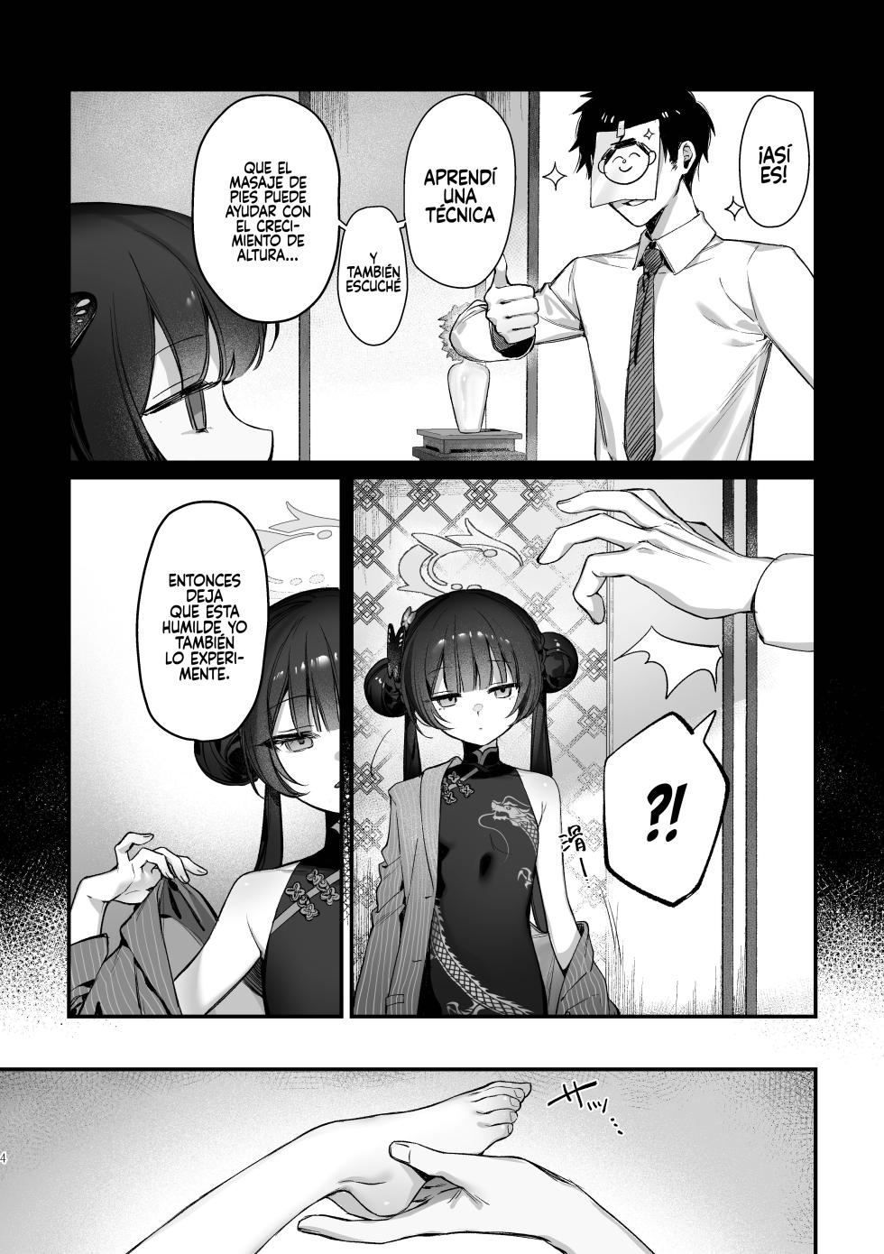 [Gyoza Baby (Waraiwari Gyoza)] Zenshin Massage Shiyou! Kisaki Kaichou! (Blue Archive) [Spanish] [Rakuen Translations] [Digital] [Uncensored] - Page 3