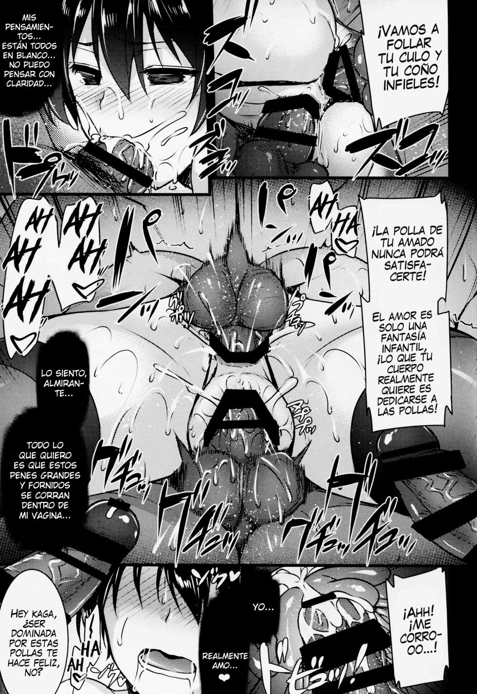 (C88) [Himeya (Abe Inori)] Seisai Kuubo ga Netoraremashite | Mi Esposa Acorazada Me Es Infiel (Kantai Collection -KanColle-) [Spanish] [Lo Hago por Diversión] - Page 23