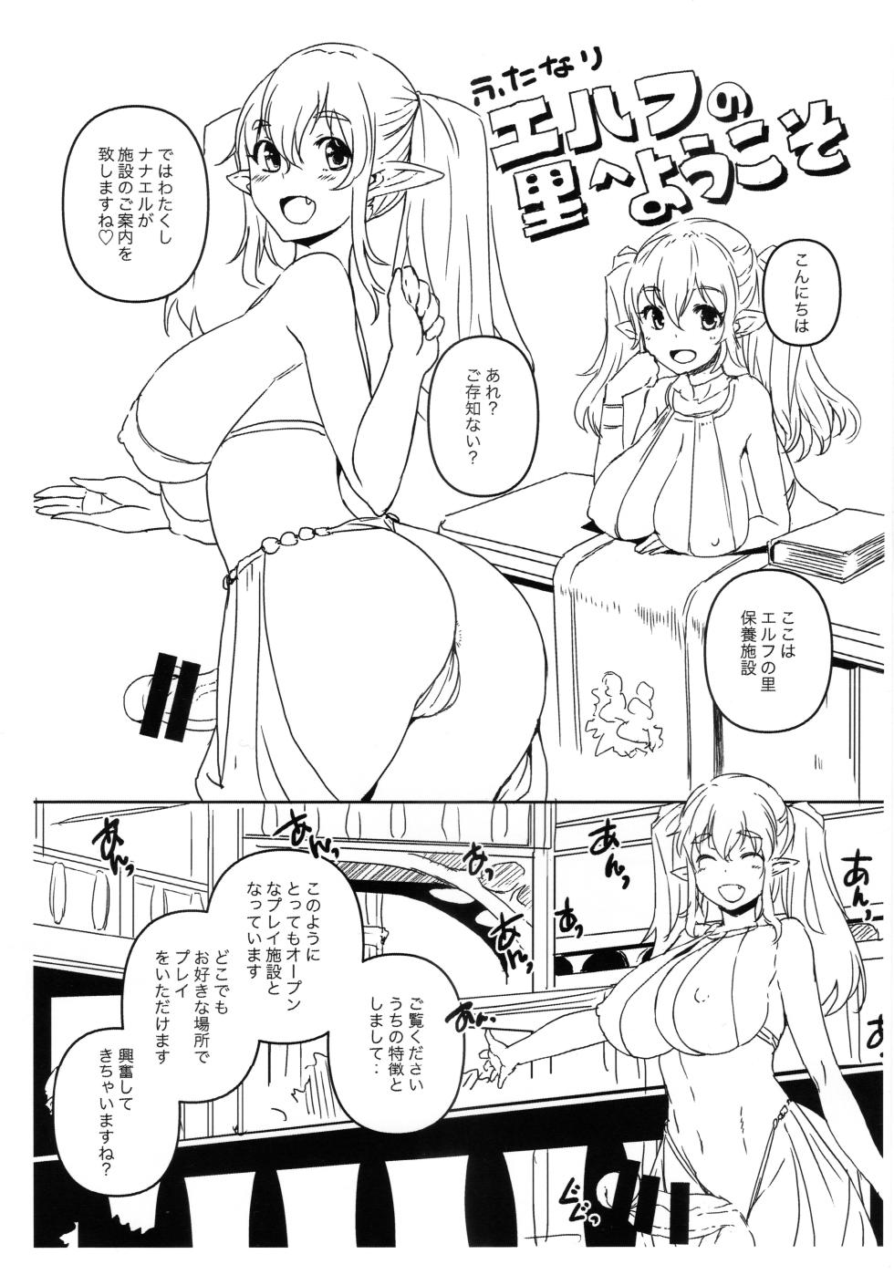 (Futaket 15.5) [AskRay (Bosshi)] Futanari Elf no Sato e Youkoso - Page 2