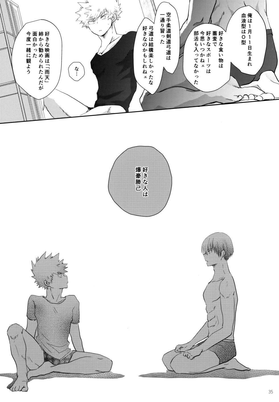 (Todoroku Bakuon Rhapsody DR2021) [Chilled (Kata Umi)] Re:Chilled TDBK 2 (Boku no Hero Academia) - Page 35