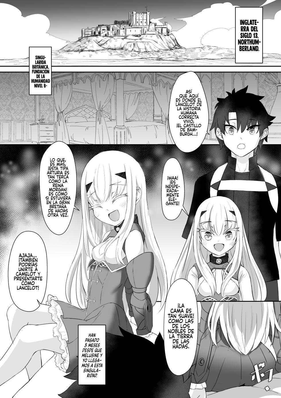 [A-icu Ryuu no Su (Reon.Hikiu)] FujiMelu Maryoku Kyoukyuu My Love Albion (Fate/Grand Order) [Spanish] [Rakuen Translations] [Digital] - Page 2