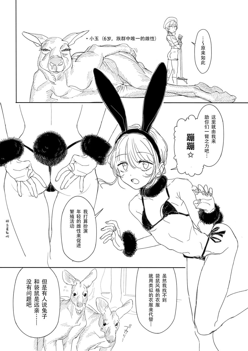 [zero-sen (xxzero)] Kangaroo no Kimochi Ii [Chinese] [蝶咲个人汉化] [Digital] - Page 5