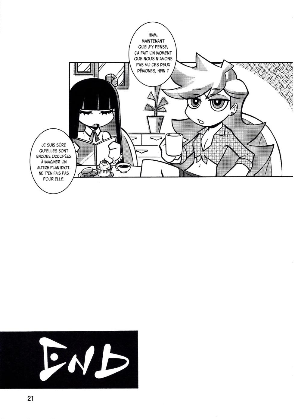 (C79) [Circle Taihei-Tengoku (Aratamaru)] NIGHT HEAD S&K (Panty & Stocking with Garterbelt) [French] {SAXtrad} - Page 20