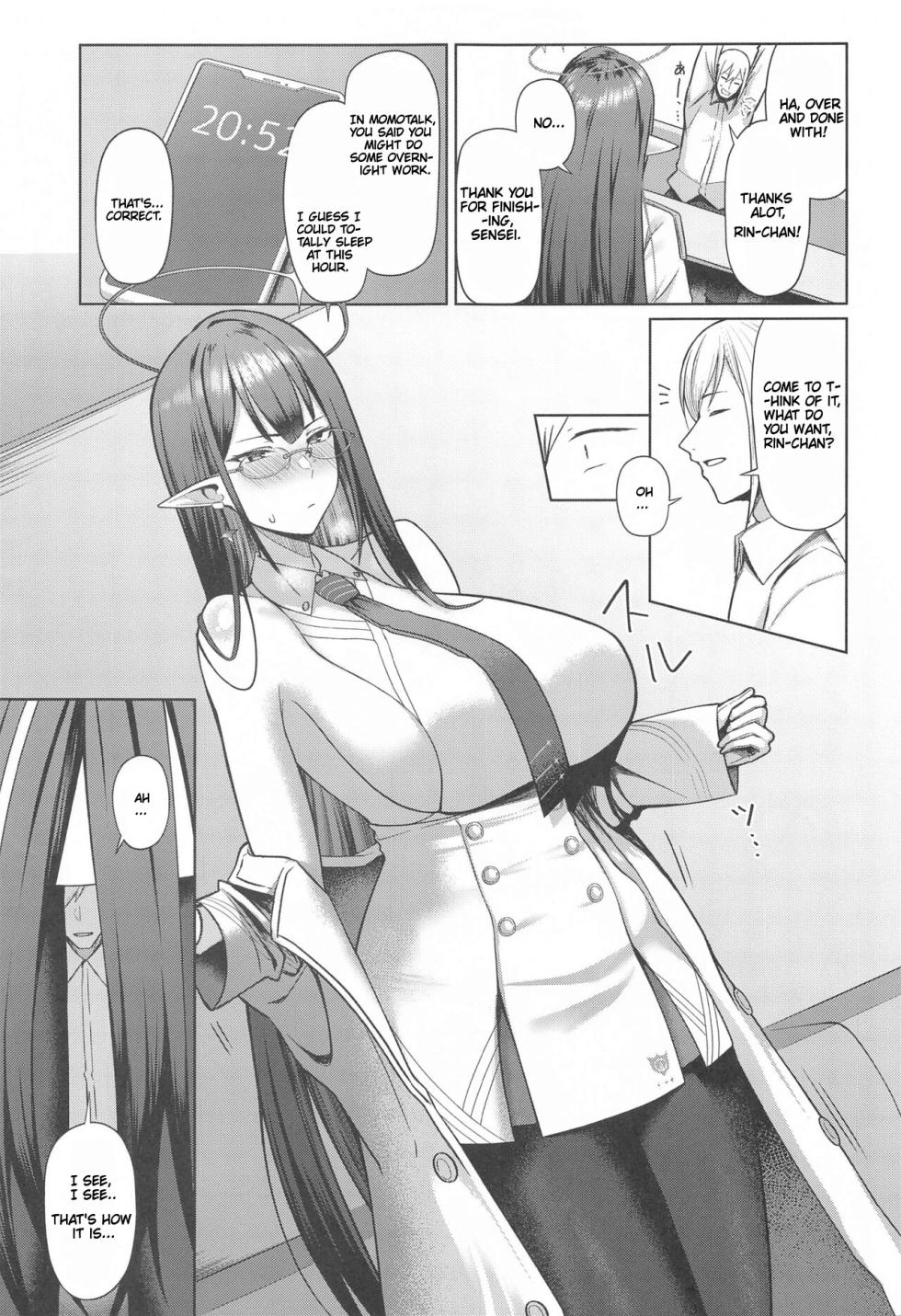 (C102) [Hozuriya (Housubaru)] Shuseki Gyouseikan no Kojin Gyoumu 2 | Personal Services of the Chief Administrative Officer 2 (Blue Archive) [English] - Page 3