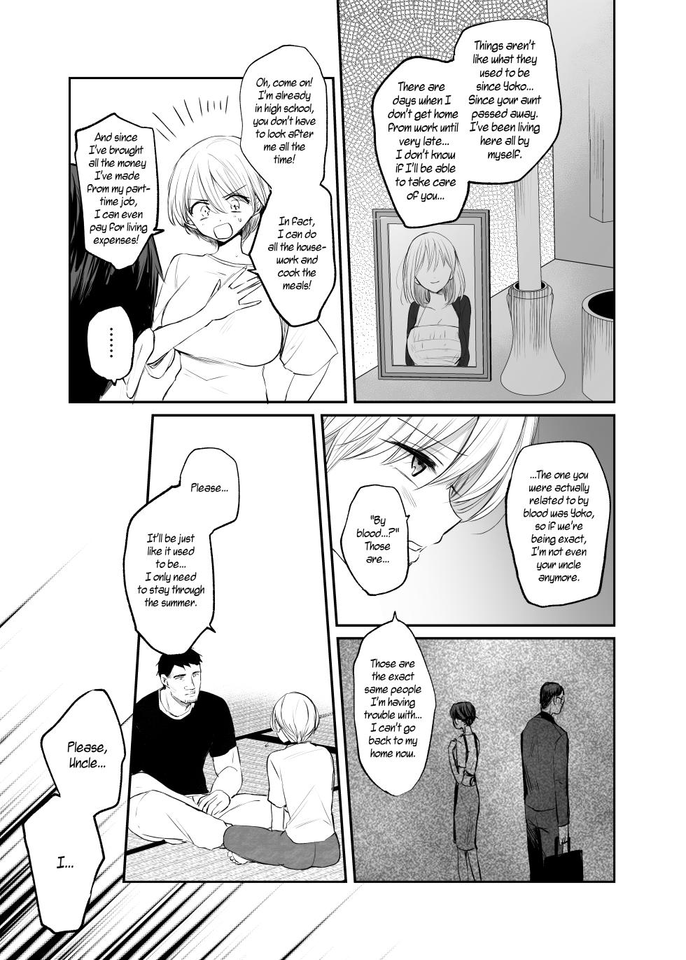[Tetsukazuno Ao. (Emilio)] Nyotaika Shita Ore wa, Oji-san ni... | I Became a Woman, and my Uncle...[English] [WisdomWapiti] [Digital] - Page 7