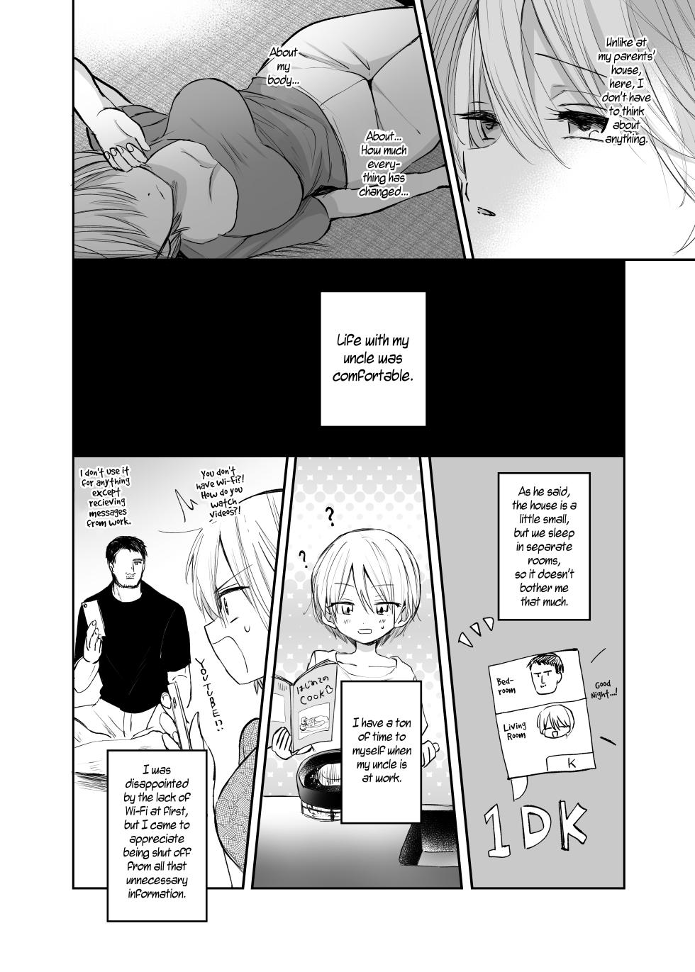 [Tetsukazuno Ao. (Emilio)] Nyotaika Shita Ore wa, Oji-san ni... | I Became a Woman, and my Uncle...[English] [WisdomWapiti] [Digital] - Page 10