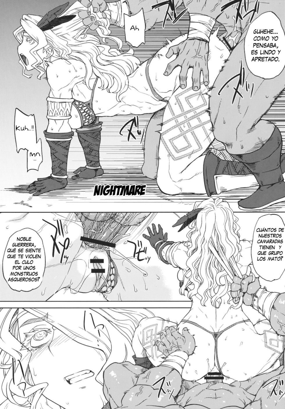 (C80) [Choujikuu Yousai Kachuusha (Denki Shougun)] GODDESS CROWN (Dragon's Crown) [Spanish] - Page 10