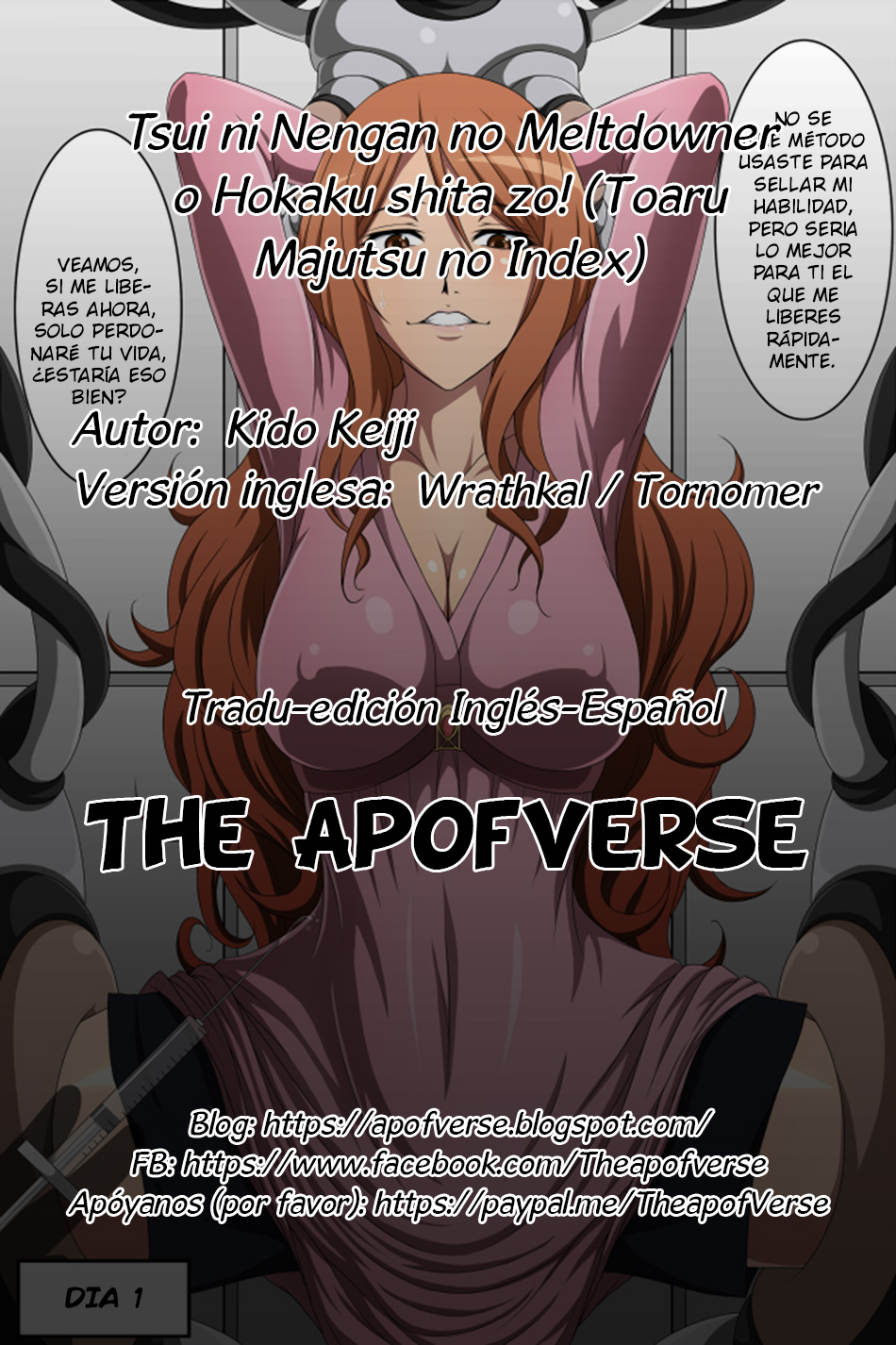 [Kidoya (Kido Keiji)] Tsui ni Nengan no Meltdowner o Hokaku shita zo! (Toaru Majutsu no Index) [Spanish] [TheApofVerse] - Page 10