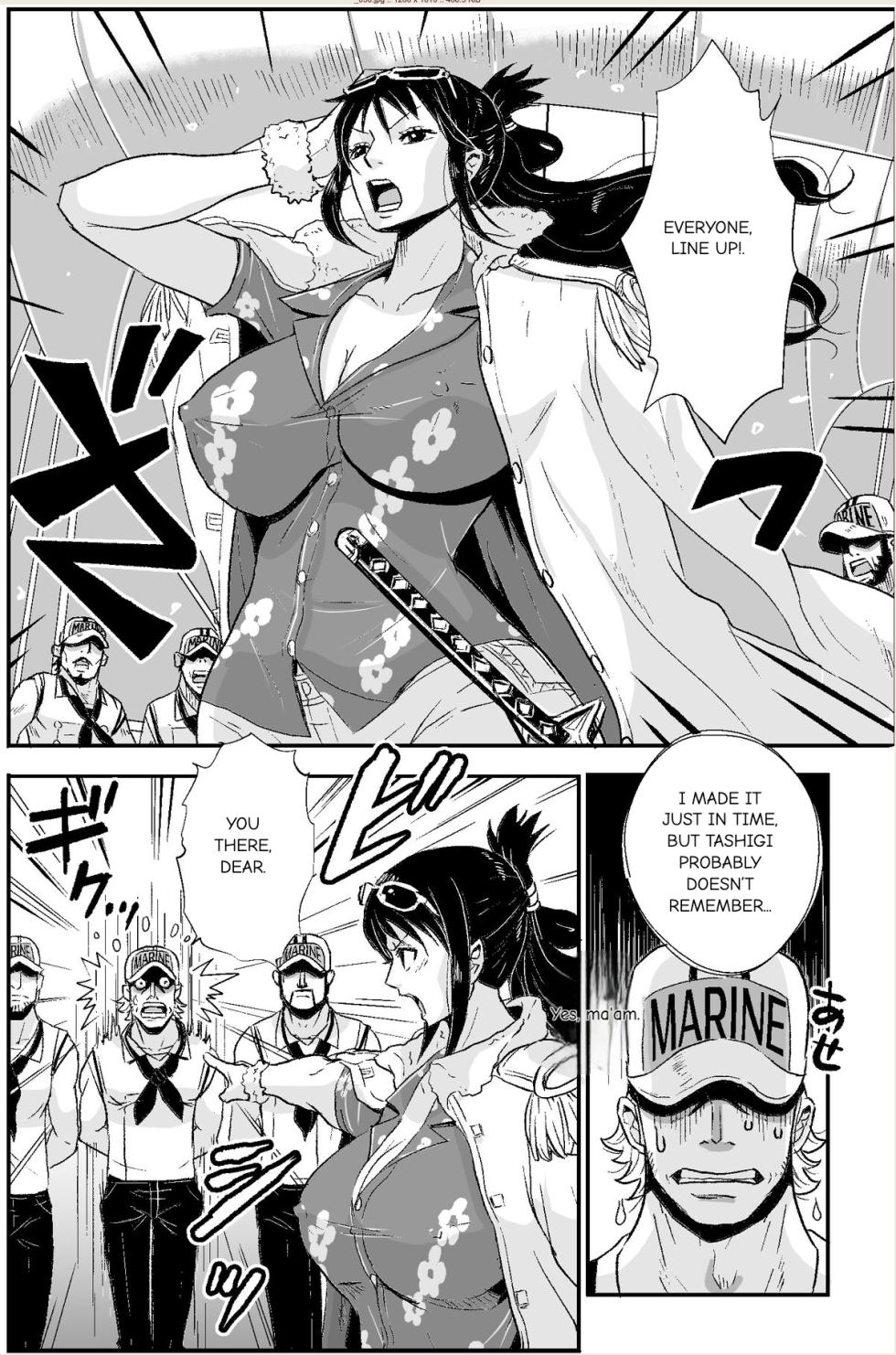 [Oukokusan (Kakutou Oukoku)] Kaigun no Onna (One Piece) [English] - Page 37