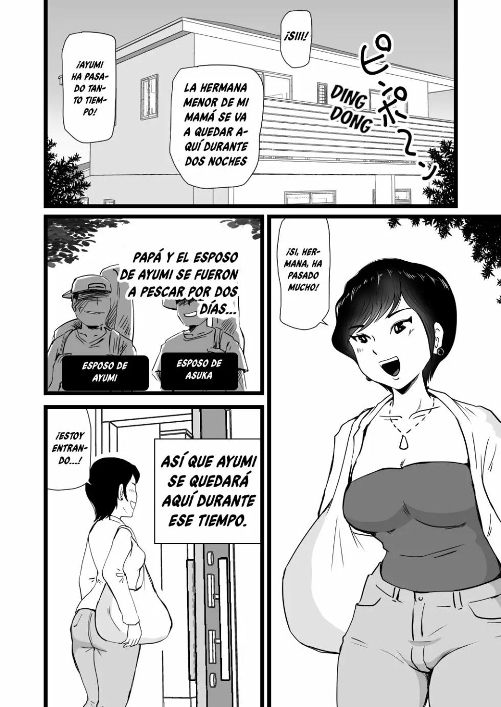 [Momoziri Hustle Dou] Mama to Ayumi-san ni Shibori Torareru Musuko no Hanashi | LA HISTORIA DE UN HIJO QUE ES EXPLOTADO SEXUALMENTE POR SU MADRE Y AYUMI (SPANISH)) - Page 3