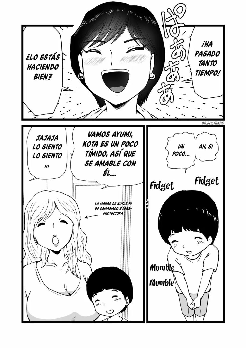 [Momoziri Hustle Dou] Mama to Ayumi-san ni Shibori Torareru Musuko no Hanashi | LA HISTORIA DE UN HIJO QUE ES EXPLOTADO SEXUALMENTE POR SU MADRE Y AYUMI (SPANISH)) - Page 5