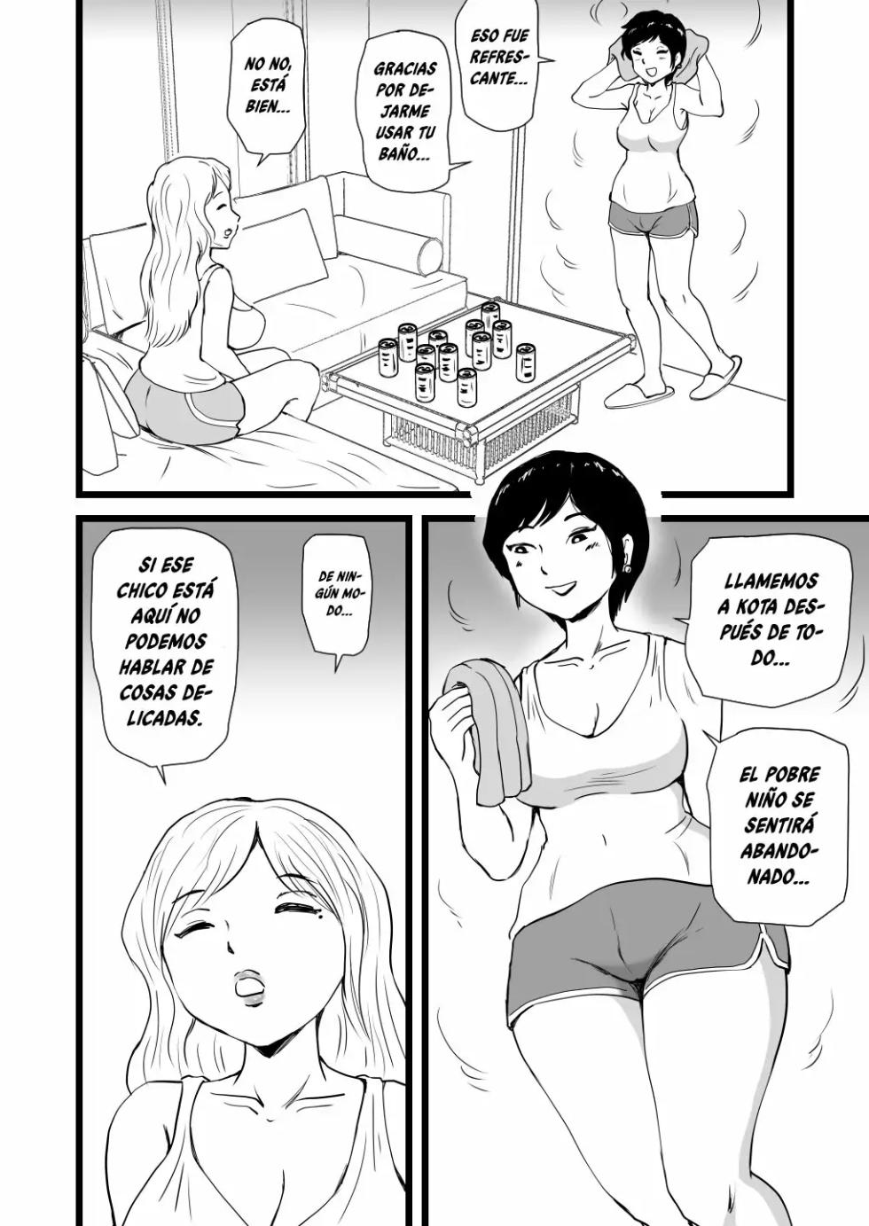 [Momoziri Hustle Dou] Mama to Ayumi-san ni Shibori Torareru Musuko no Hanashi | LA HISTORIA DE UN HIJO QUE ES EXPLOTADO SEXUALMENTE POR SU MADRE Y AYUMI (SPANISH)) - Page 9
