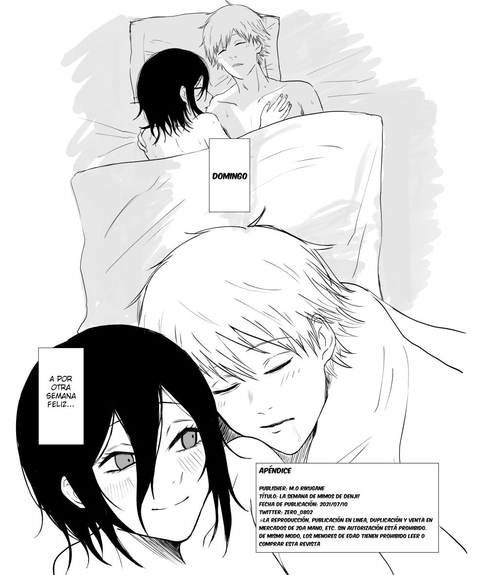 [Fureai Hangyaku Hole (M.O Rikugane)] Denji-kun Amayakashi Shuukan / La semana de mimos de Denji (Chainsaw Man) [Digital] [Español] - Page 8