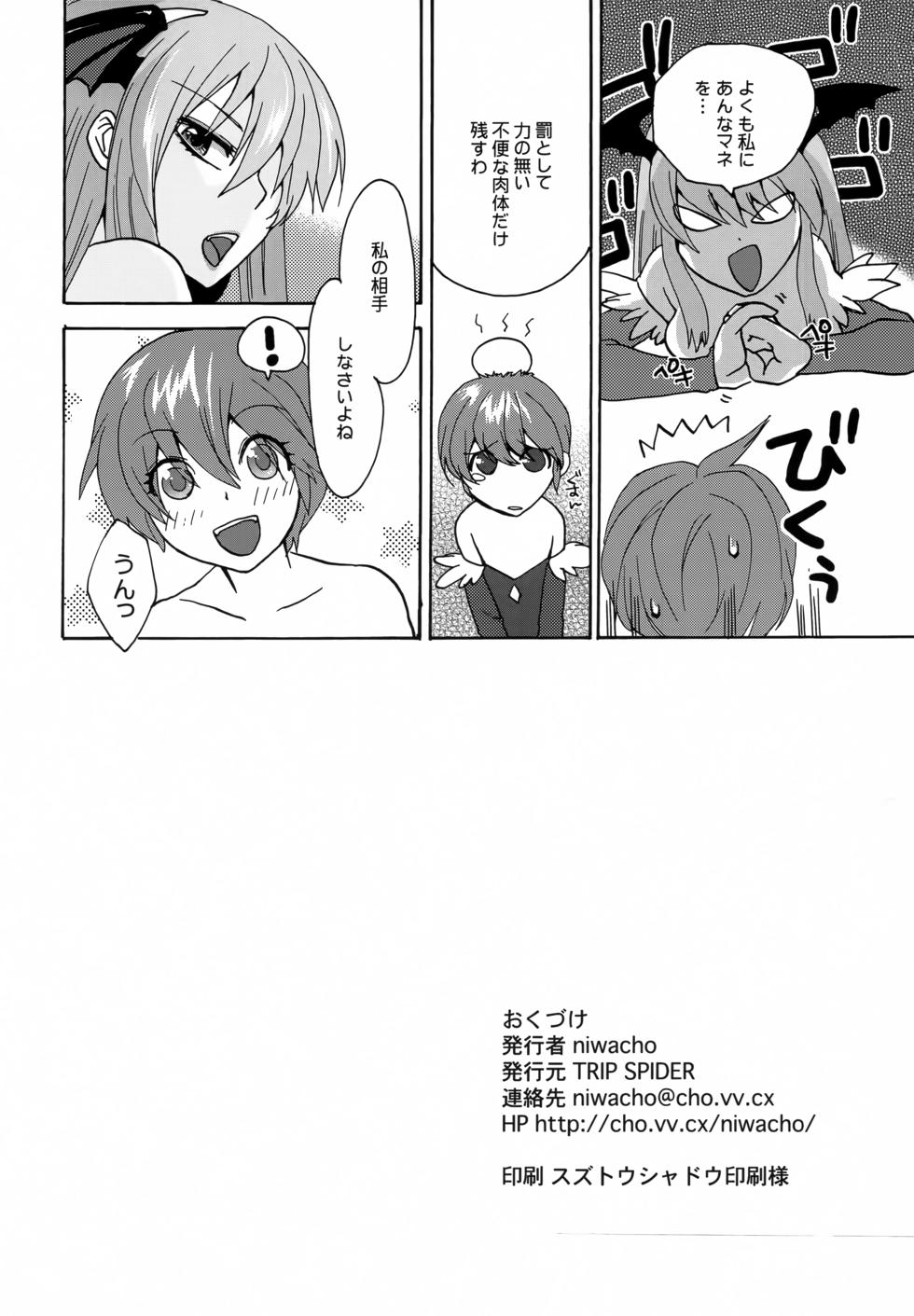 [TRIP SPIDER (niwacho)] regains (Darkstalkers) - Page 29