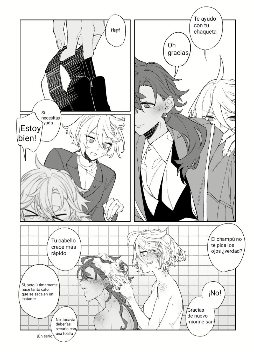[ZhuoTian] Rehabili Yawa | Nighttime Rehabilitation (Mobile Suit Gundam: The Witch from Mercury) [Spanish] [Scan DIY +18] - Page 3
