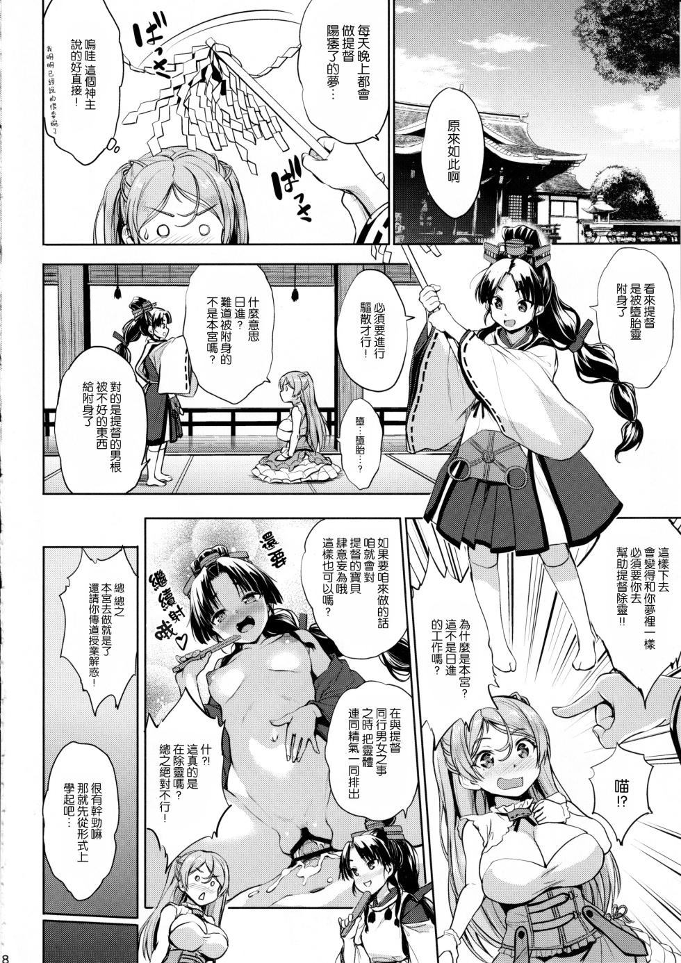 [Jouji Mujoh (Shinozuka George)] Washi Donyuu n (Kantai Collection -KanColle-) [Chinese] [空気系☆漢化] [2023-08-31] - Page 8