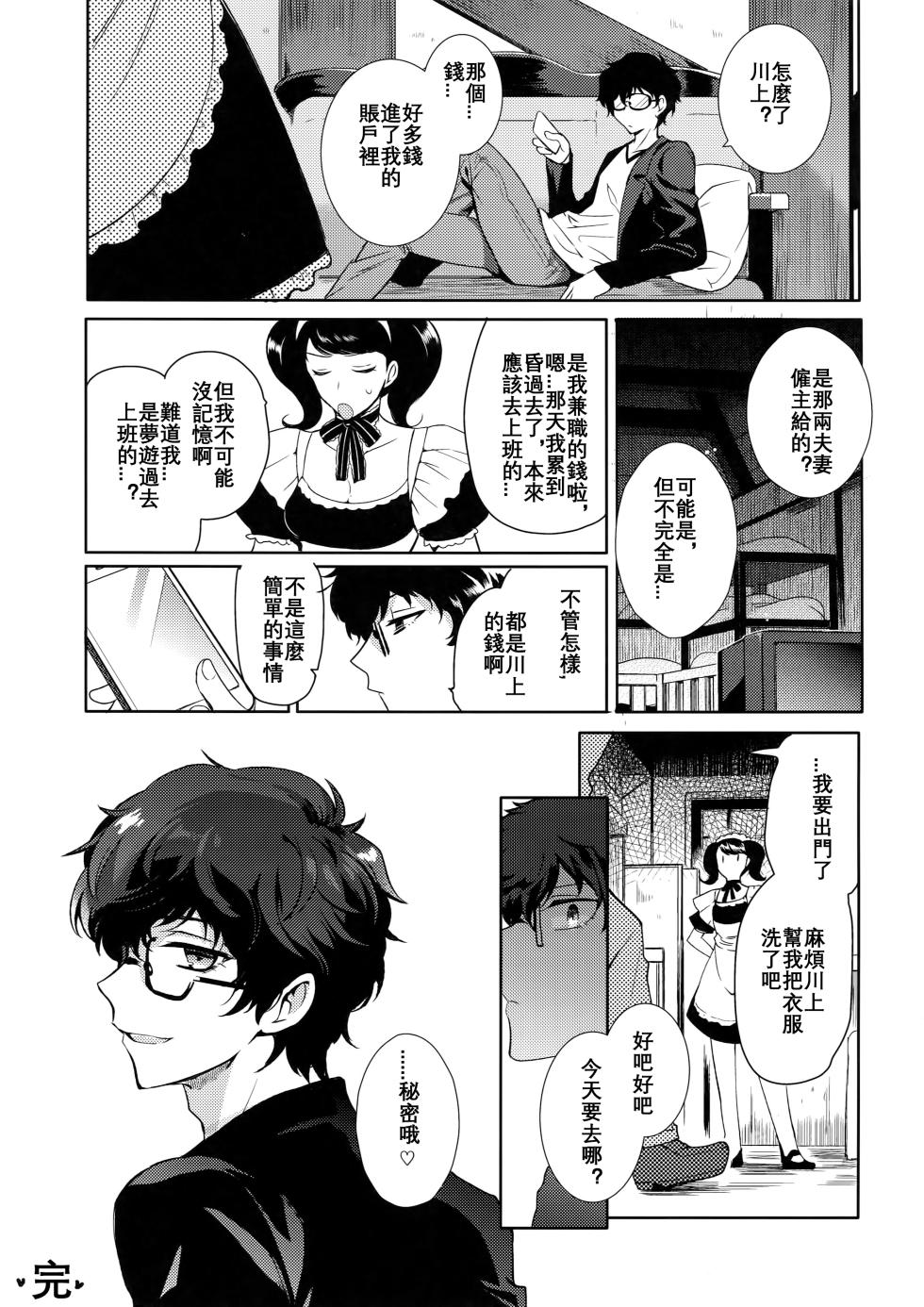 (Phantom Masquerade) [downbeat, ksg (Kirimoto Yuuji, Kasuga)] Playing Joker (Persona 5) [Chinese] (JE个人汉化) - Page 36