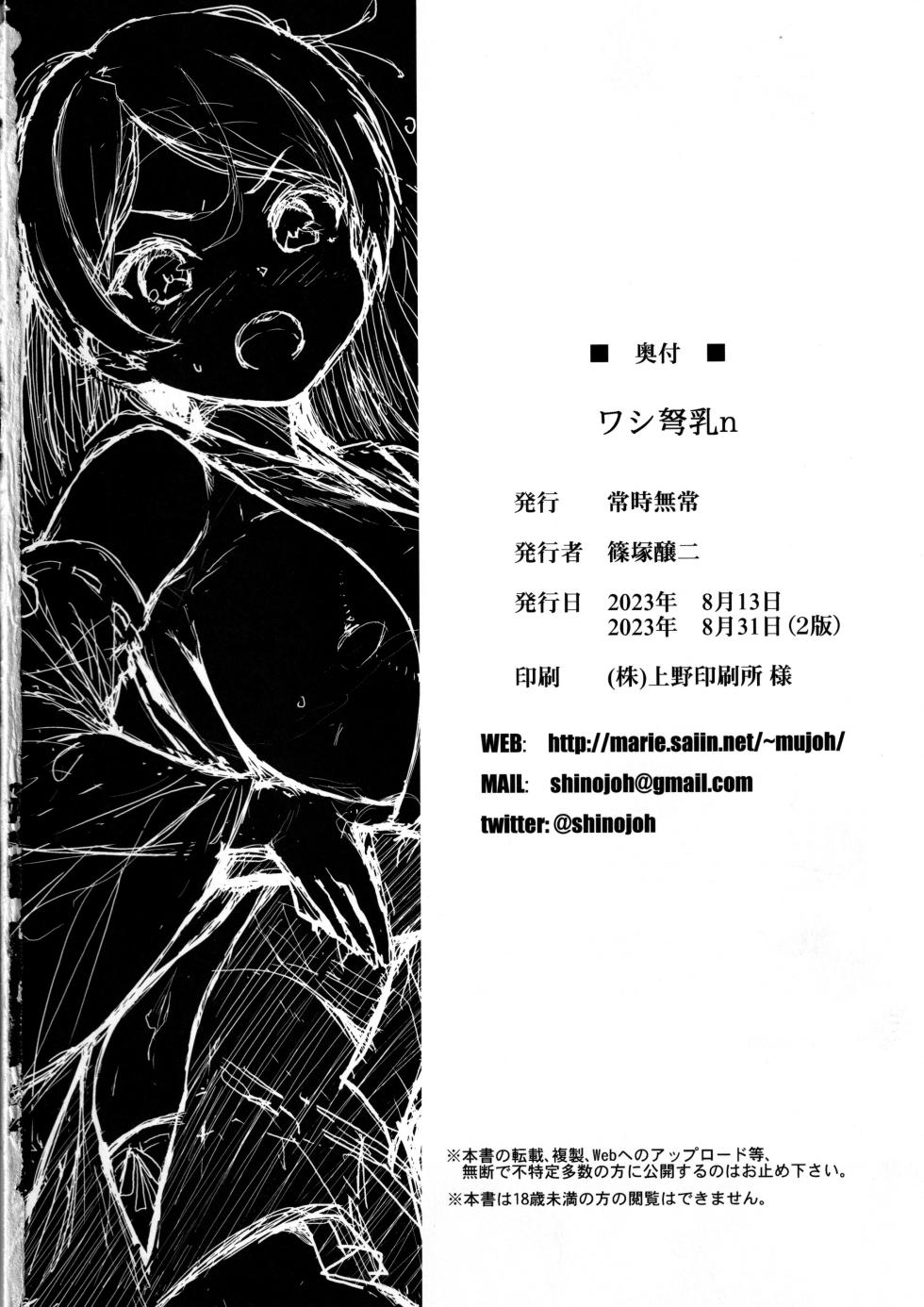 [Jouji Mujoh (Shinozuka George)] Washi Donyuu n (Kantai Collection -KanColle-) [2023-08-31] - Page 25