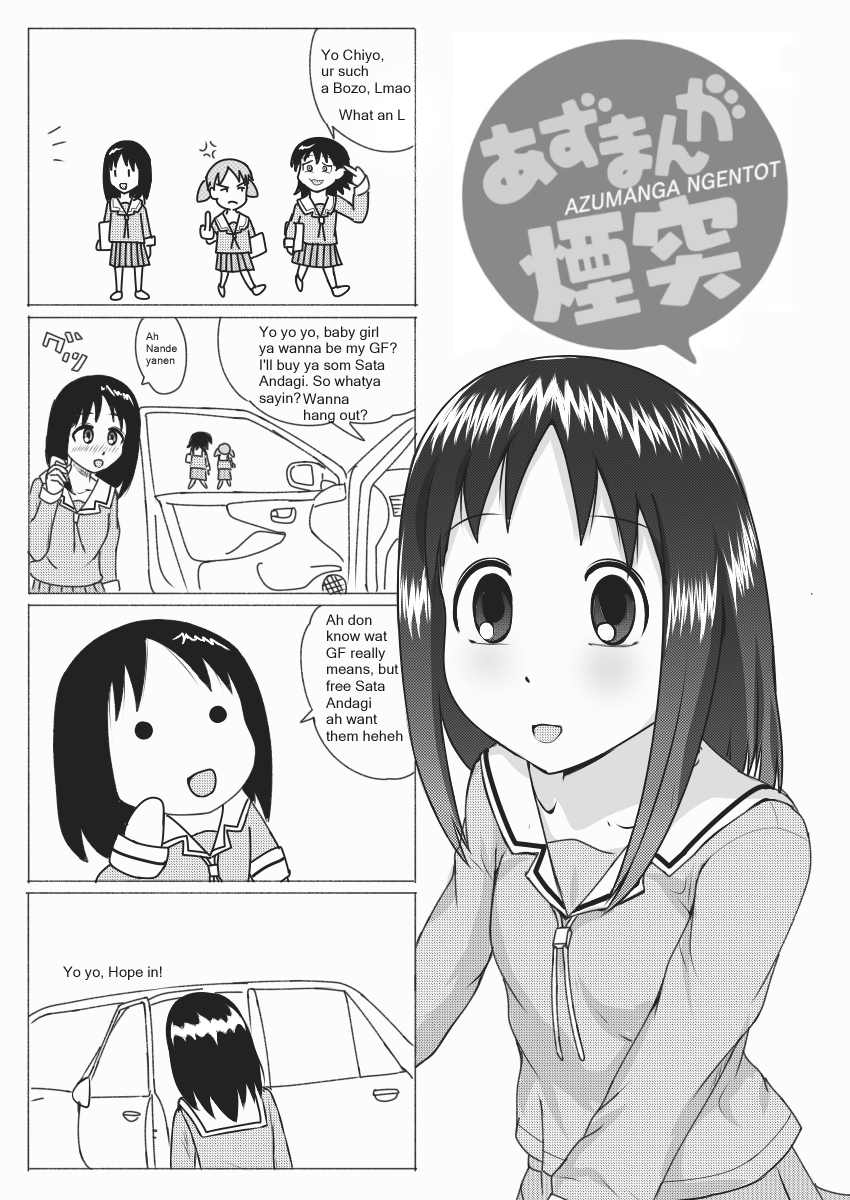 [Shiroganeya (HITEN, VELEY TUDO, GINSEIOU, UMEDAMA NABU, KIRIZUKI)] Azumanga Ngentot Netorare Jancuk Bajingan Anjing Jawir Bangsat Pepek Haram Jadah Celaka Kafir Cibai Lancau Sial Peler Asu Kontol Neegers Fucker VOL 1 - Page 5