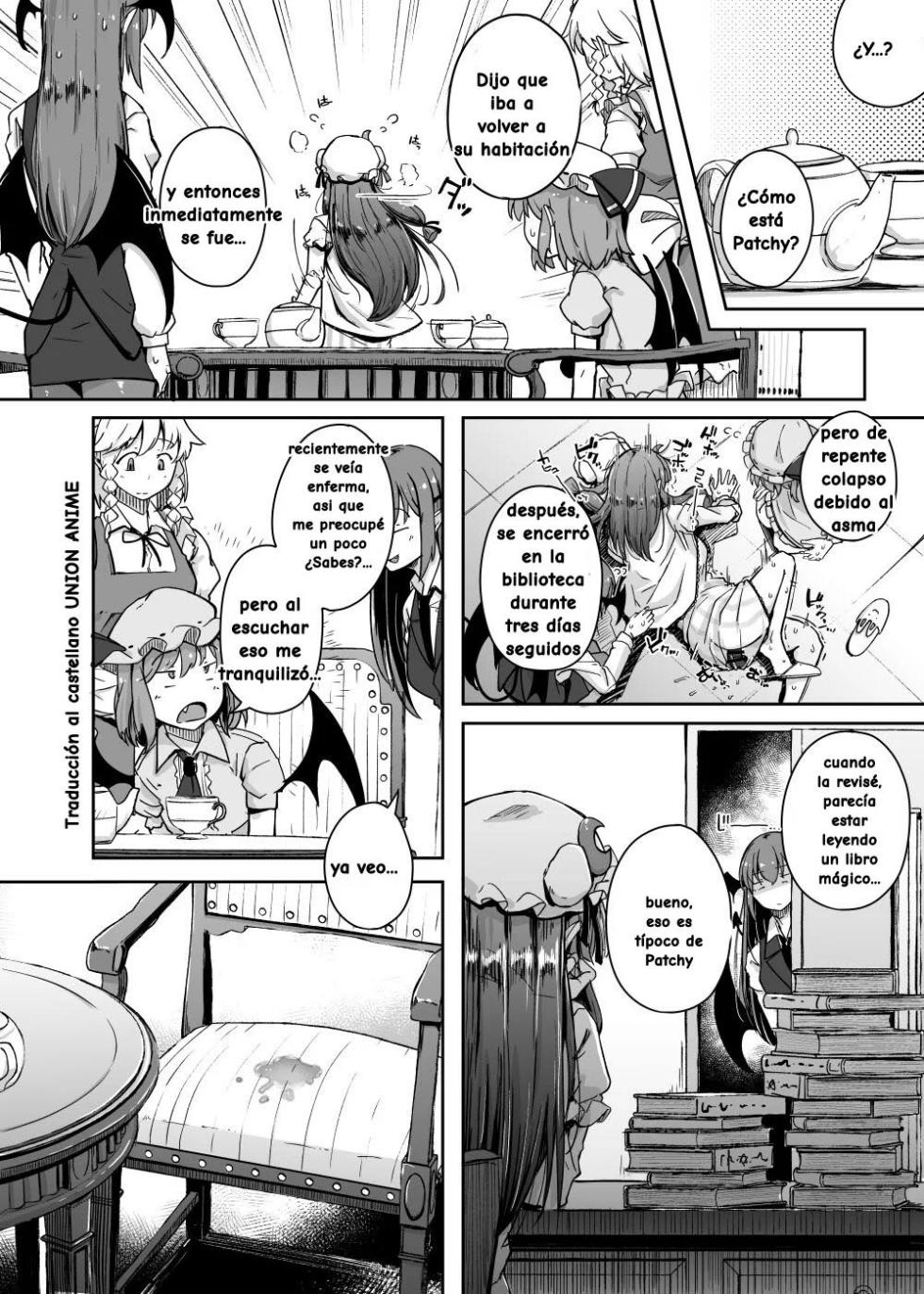 [Jikahatsudensho (flanvia)] Ana to Muttsuri Dosukebe Daitoshokan 4 (Touhou Project) [Spanish] [Digital] - Page 10