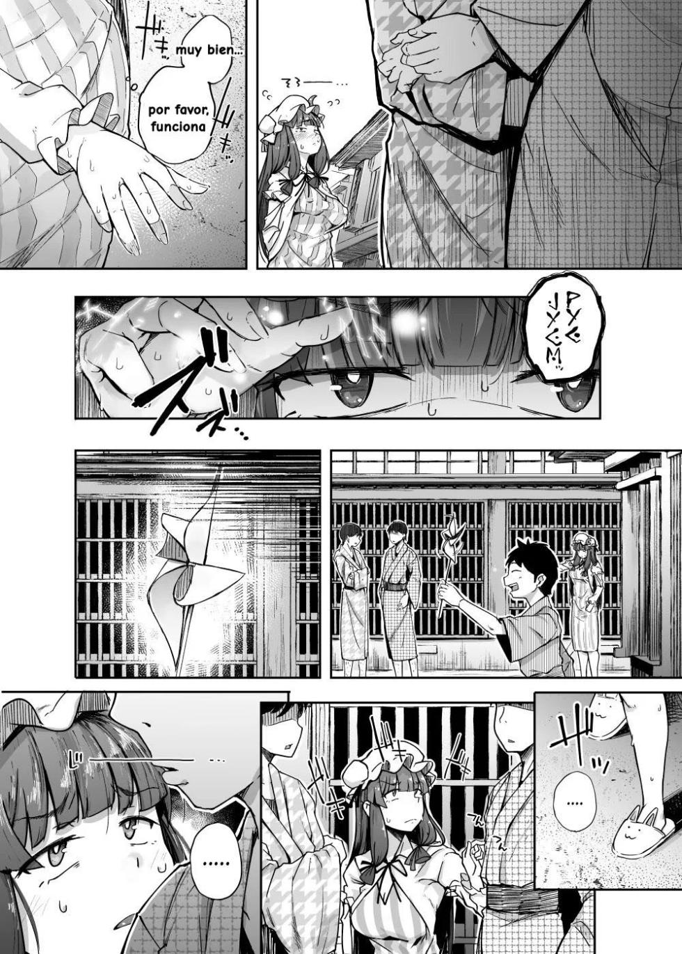 [Jikahatsudensho (flanvia)] Ana to Muttsuri Dosukebe Daitoshokan 4 (Touhou Project) [Spanish] [Digital] - Page 14