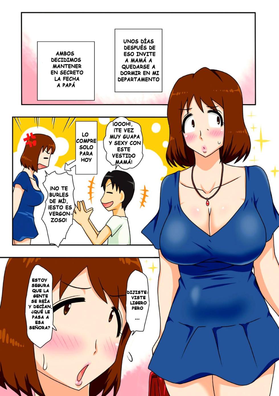 [Freehand Tamashii] Toiu wake de, Zenra de Kaa-san ni Onegai shite mita. [Spanish] [traductor del mal] [Decensored] [Digital] - Page 22