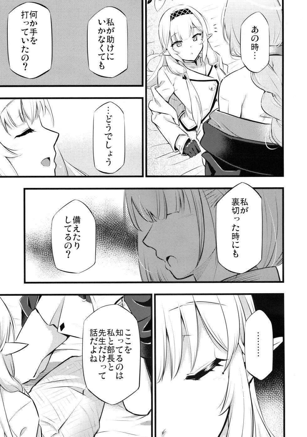 (C102) [Hetalearts (BLACKHEART)] Utagau Koto Nakare (Blue Archive) - Page 6