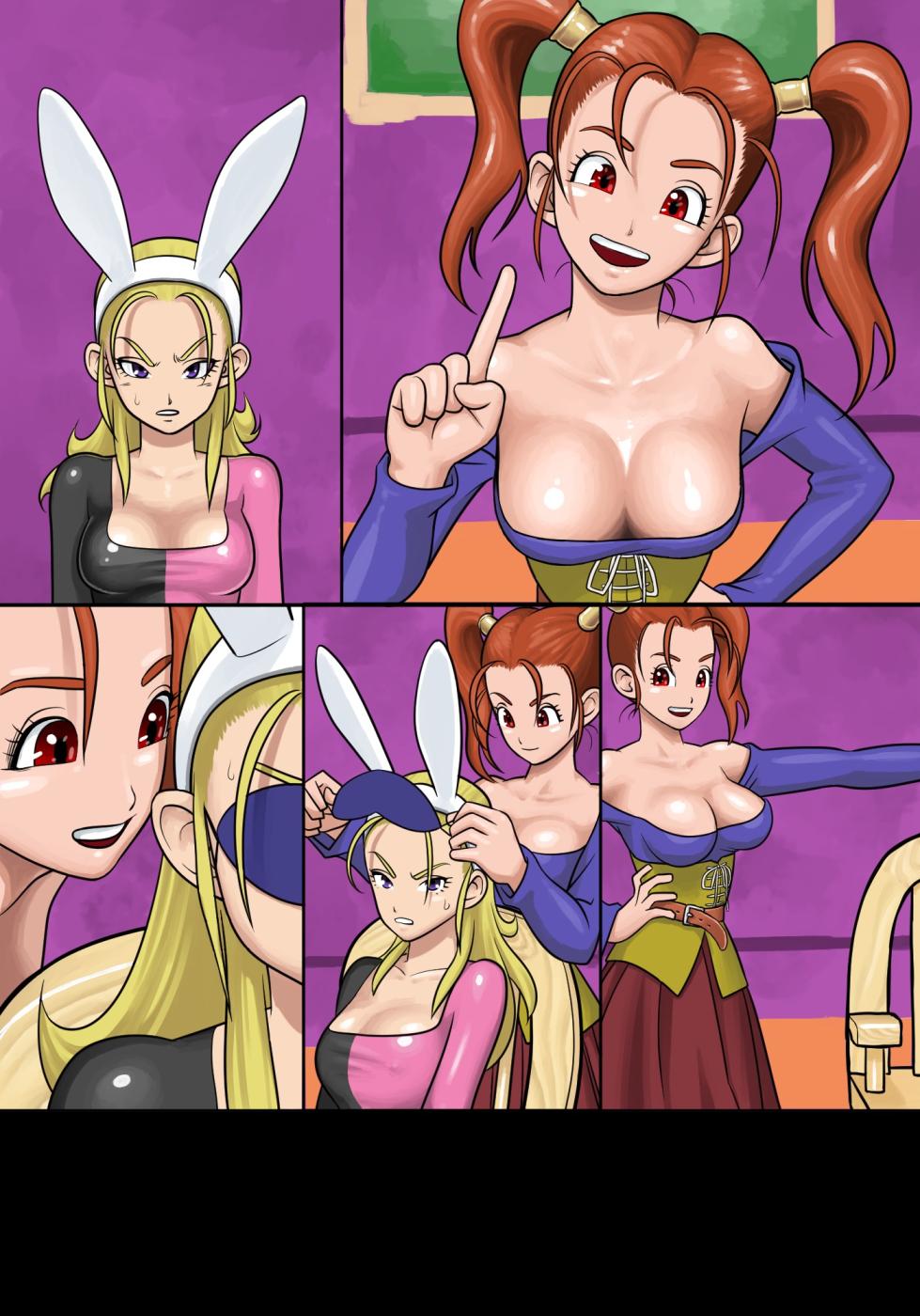 [Koukou Punch] Puff-Puff Musume o Yattsuketa (Dragon Quest VIII) [Chinese] [个人渣翻汉化] - Page 7