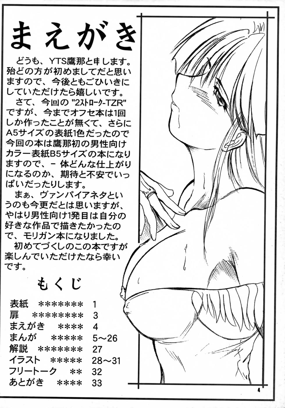 [2Stroke (YTS Takana)] 2STROKE TZR (Darkstalkers) - Page 3