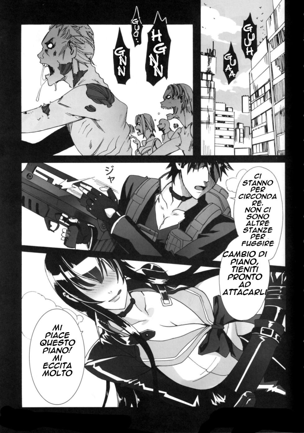 (C79) [Maidoll (Fei)] Kiss of the Dead (Highschool of the Dead) [ITALIAN] - Page 3