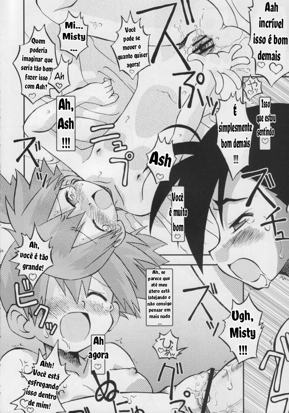 (Puniket 17) [Ukkaridou (Shimazu Isami)] Itsu mo Itsu demo Honki de Ikiteru (Pokémon) [Portuguese-BR] - Page 17