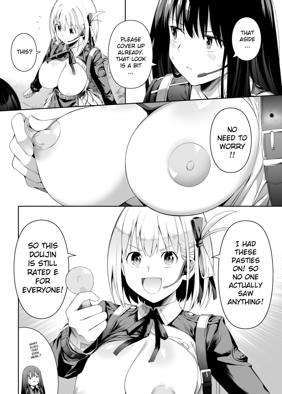 [Bad Mushrooms (Chicke III, 4why)] Junketsu no Sainou | Gift Of Purity (Lycoris Recoil) [English] [Daddy Scan Me Harder!] [Digital] - Page 13