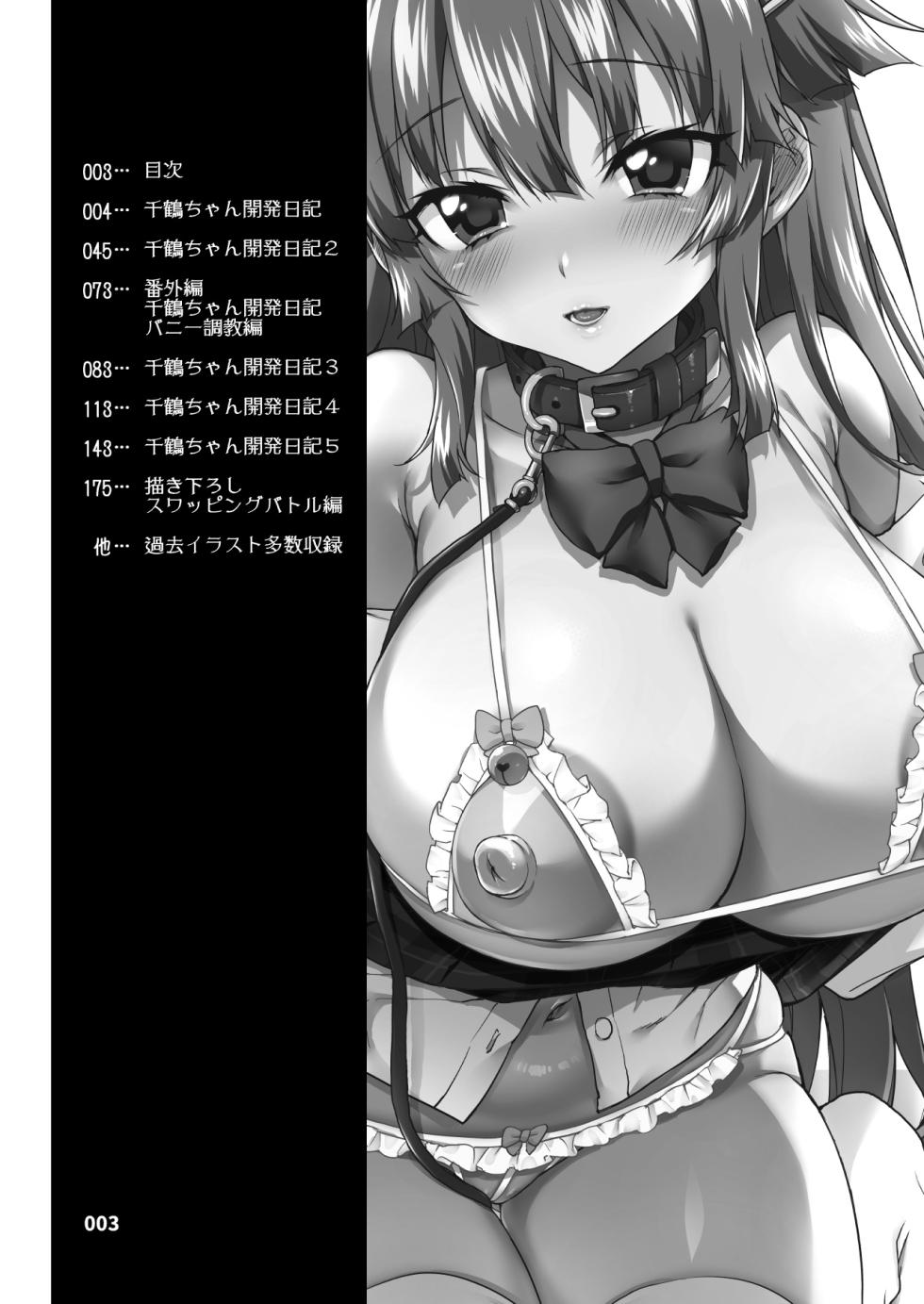 [夢茶会 (むちゃ)] 千鶴ちゃん開発日記 スワッピングバトル編 [Chinese] [Lukers个人汉化] - Page 2