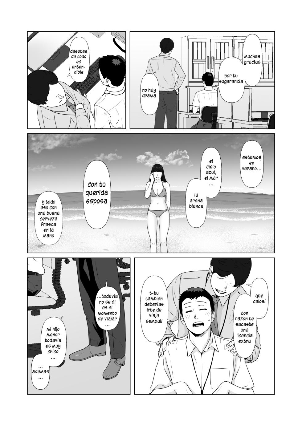 [Nanashi Novel] Kakkou no Hi Takuran Sareta Tsuma Sono 2 [Spanish] [DK] - Page 35