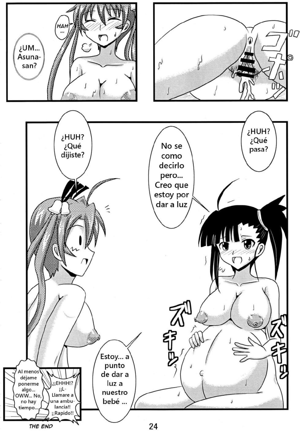 [Jigoku Potion (Yadoroku 7)] Shinkon Asu Setsu (Mahou Sensei Negima!) [Spanish] [black knight] - Page 23