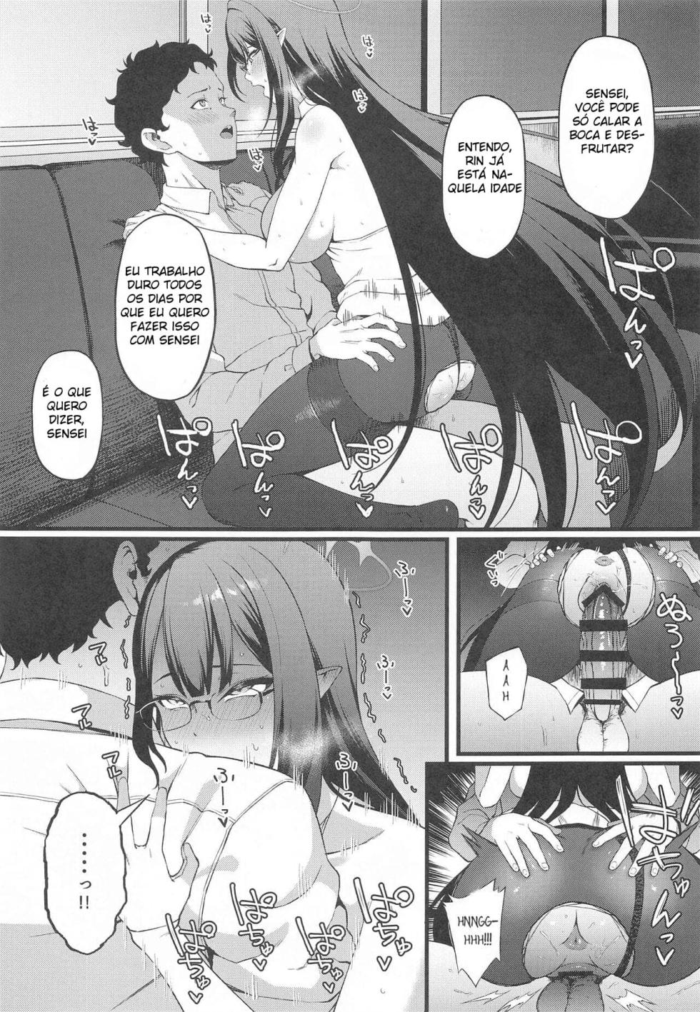 (C102) [Small Marron (Asakura Kukuri)] Nanakami Rin wa Hatsujouki | Nanagami Rin is in Heat (Blue Archive) [Portuguese-BR] - Page 13