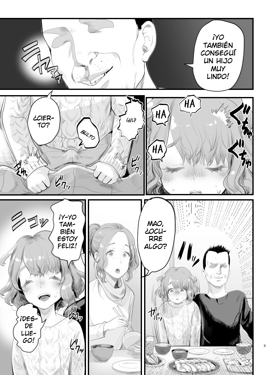 [Groggy-chou (Guro Tsuki)] Papa no Onaho ni Nare! ~Ero Oyaji no Ejiki ni Natta Otokonoko~ [Spanish] [elmodela8] - Page 4