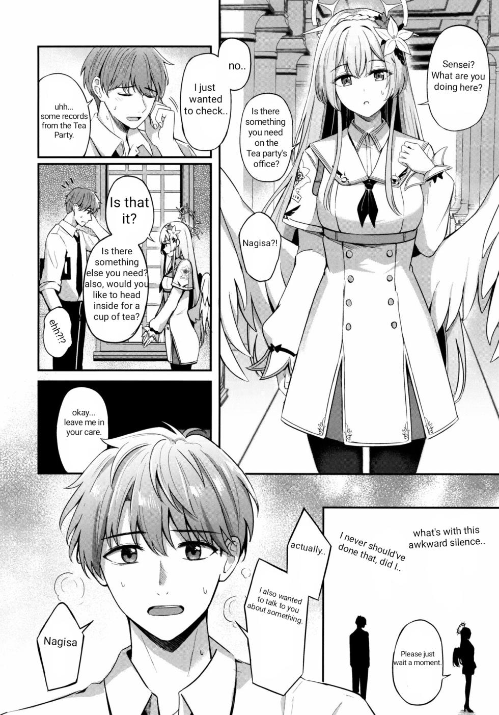 (C102) [Koniro Kajitsu (KonKa)] Konbucha wa Ikaga desu ka | How About a Kombucha? (Blue Archive) [English] - Page 3