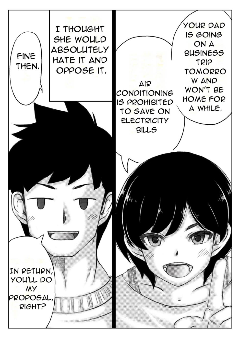 [Kirin Planet (Mankai Beesuke)] Haha to Musuko no Natsu no Denki Setsuyakujutsu [English] [DarklordMTLs] - Page 2