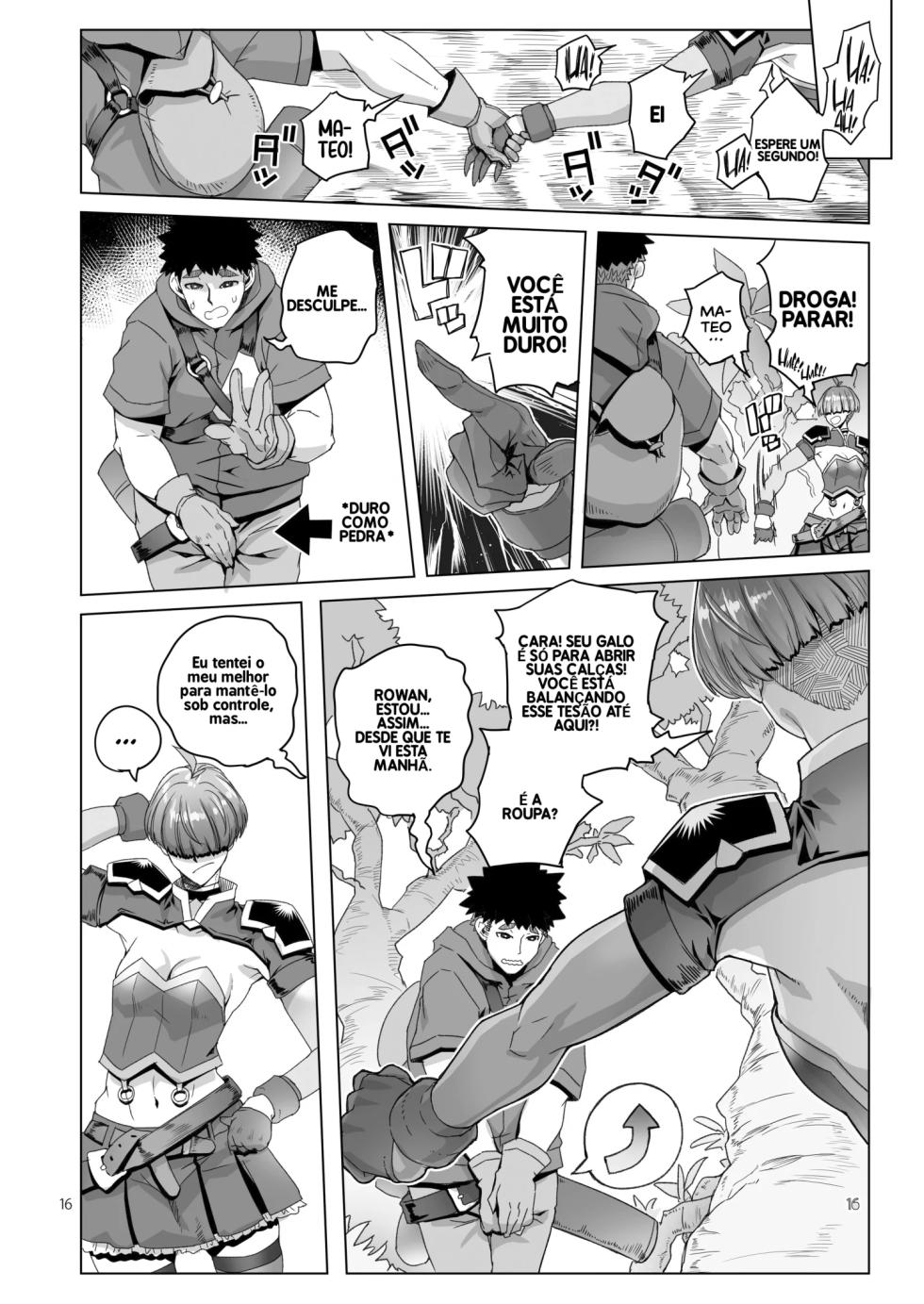 [Asaki Blog Branch Office (Asaki Takayuki)] Rowan Nyokenshi wa Kakusenai | Rowan, the Swordswoman in Plain Sight [Portuguese-BR] - Page 15
