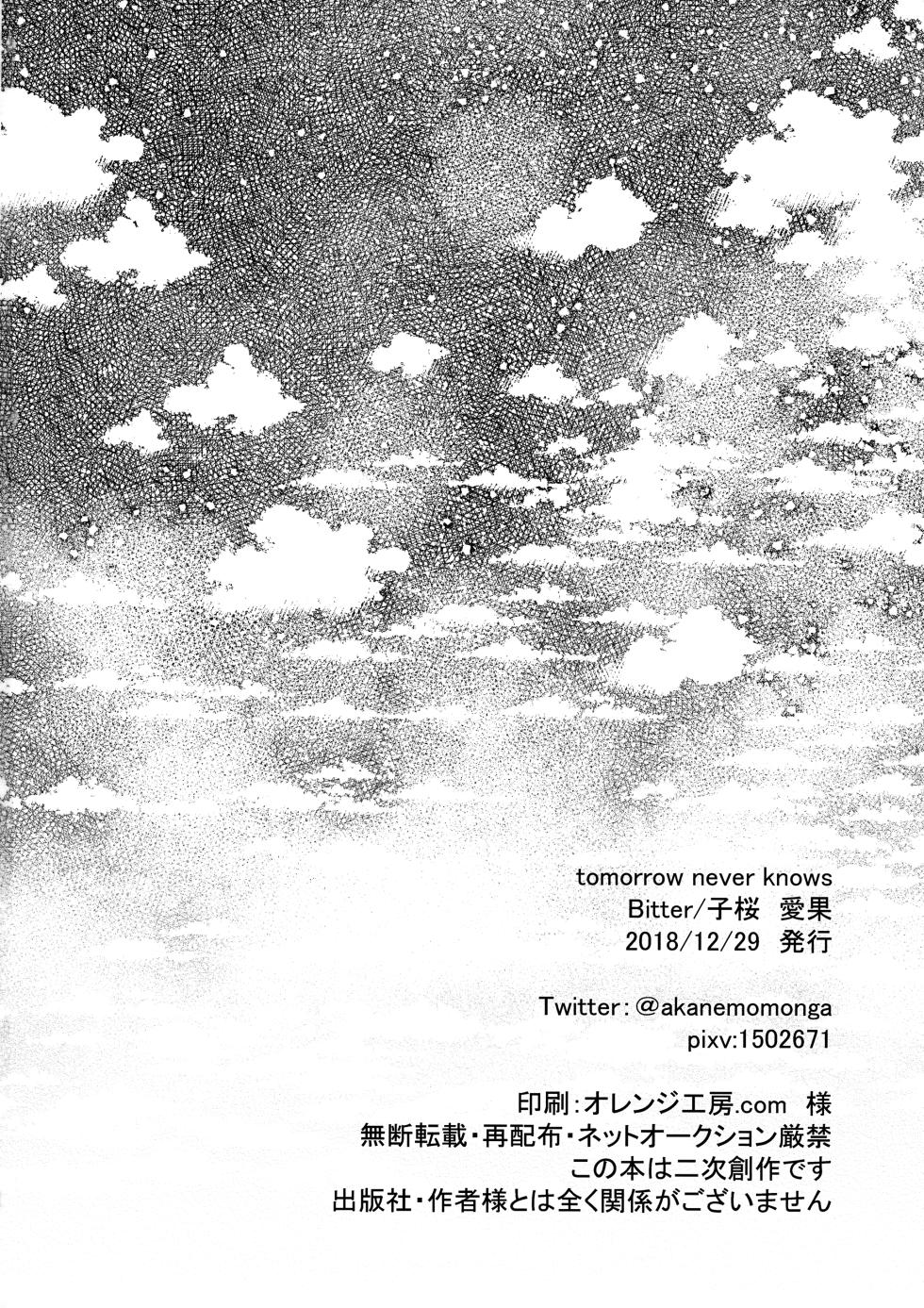 (C95) [Bitter (Kozakura Aika)] Tomorrow never knows (Hunter x Hunter) - Page 21