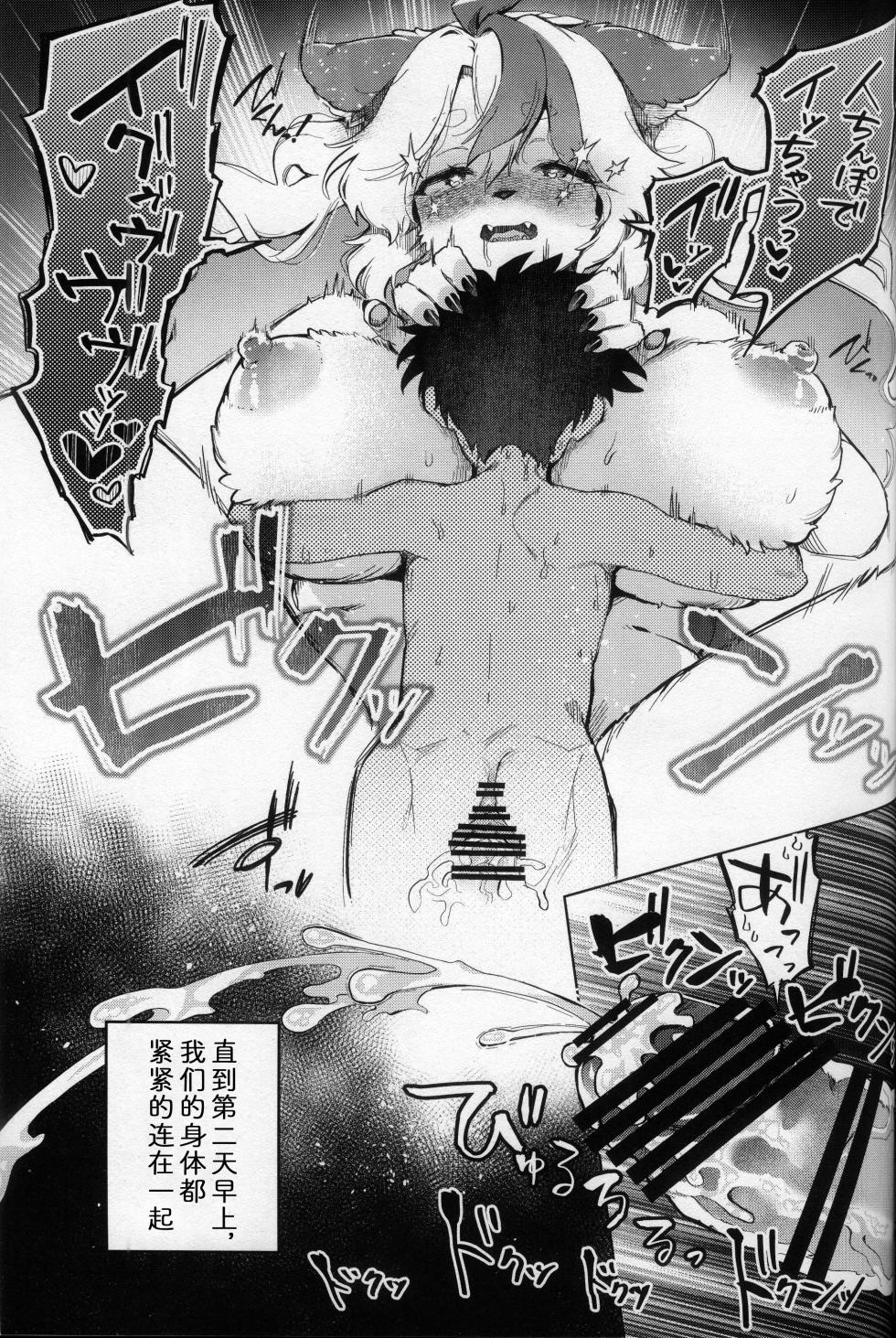 (Kemoket 14) [miyubi (Kiichi)] Nami no Oto ga Oshiete kureta Koto | 海浪声诉说着的故事 [Chinese] [zc2333] - Page 19