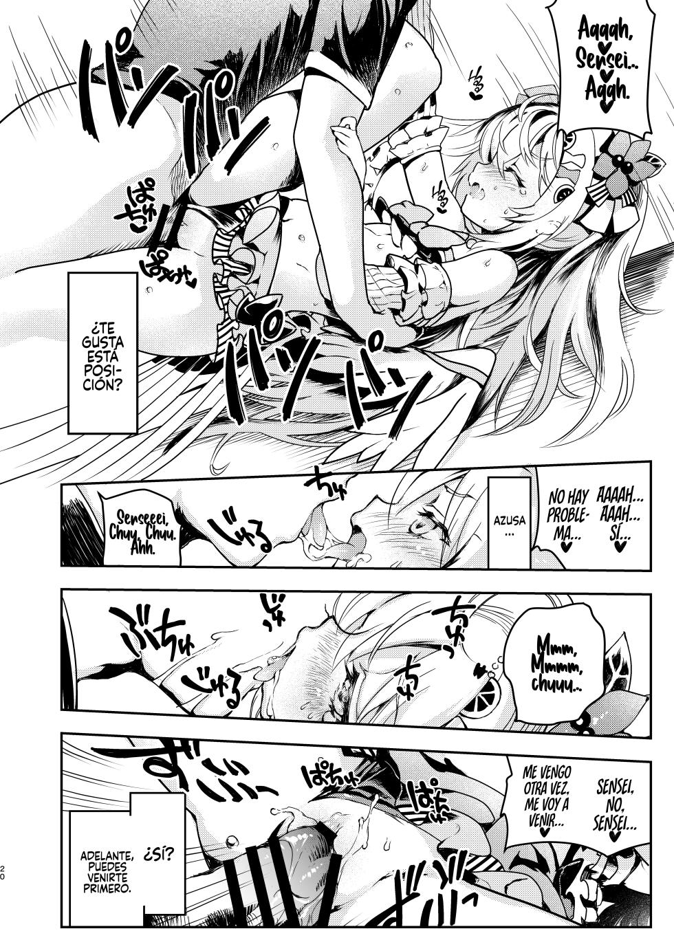 (Sanctum Archive chapter.3) [Tempest (Imaki Ten, Obata Yayoi)] Sensei, Oshiete Hoshii (Blue Archive) [Spanish] [Rakuen Translations] - Page 21