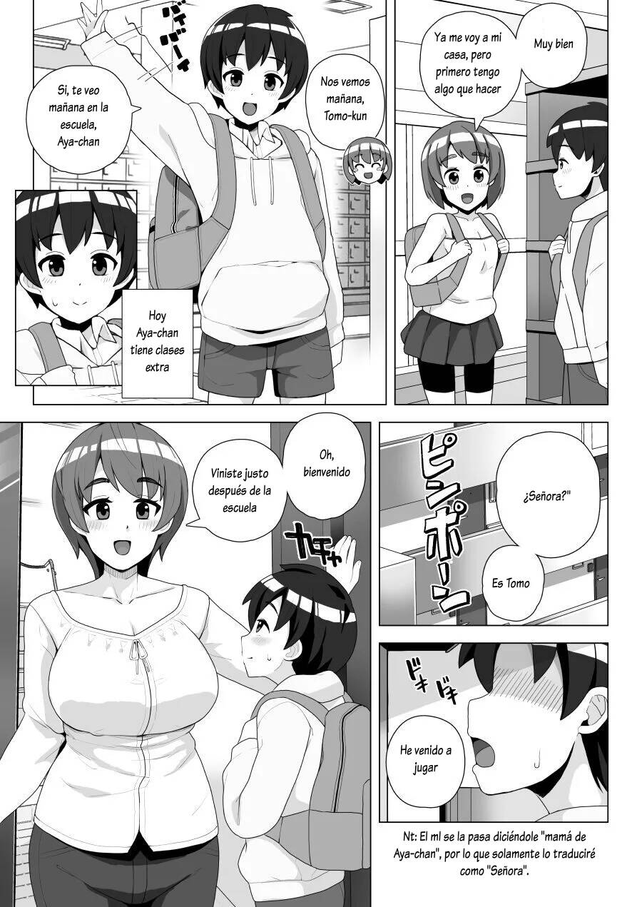 [Sasanoha Toro] Tomodachi no Mama wa Nakadashi OK na Sexfriend [Spanish] - Page 4