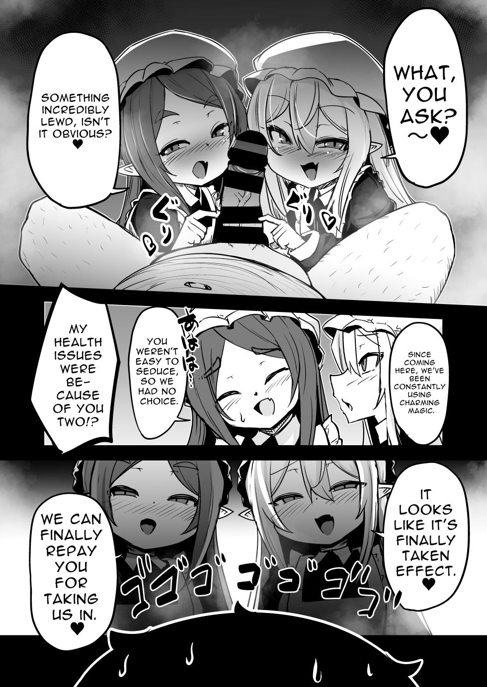 [Sushi-ya (Haruharu Haruto)] Mazoku no Futago wa Maid de Mesugaki | The Demon Twins are Saucy Slutty Maids [English] [Digital] - Page 18