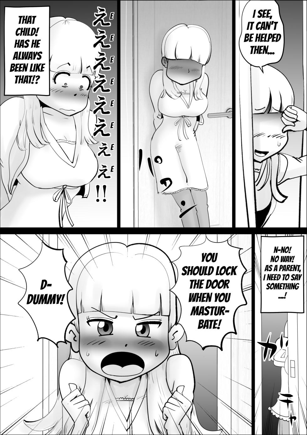 [kazum] Kaa-san ga Nandakanda Itte Musuko no Seishori ni Tsukiatte kureta Hanashi | The Story of How a Mother Somehow Went Along With Her Son's Perverse Requests [English] - Page 4